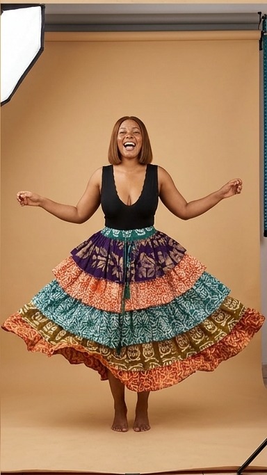 Ohemaa Tiered Skirt — Dwennimmen (Maxi)
