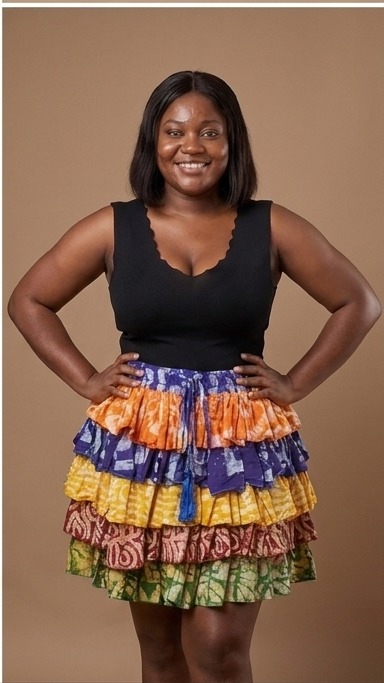 Ohemaa Tiered Skirt — Fathia Fata Nkrumah
